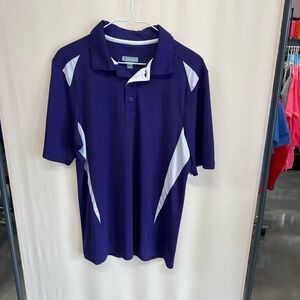 Augusta Sportswear Purple and White Polo
